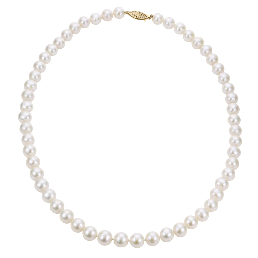 14K "AA" QUALITY FRESHWATER PEARL STRAND - Reigning Jewels Fine Jewelry 