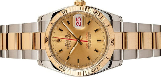 GENT'S DATEJUST 18K & STAINLESS STEEL WATCH  (36mm)